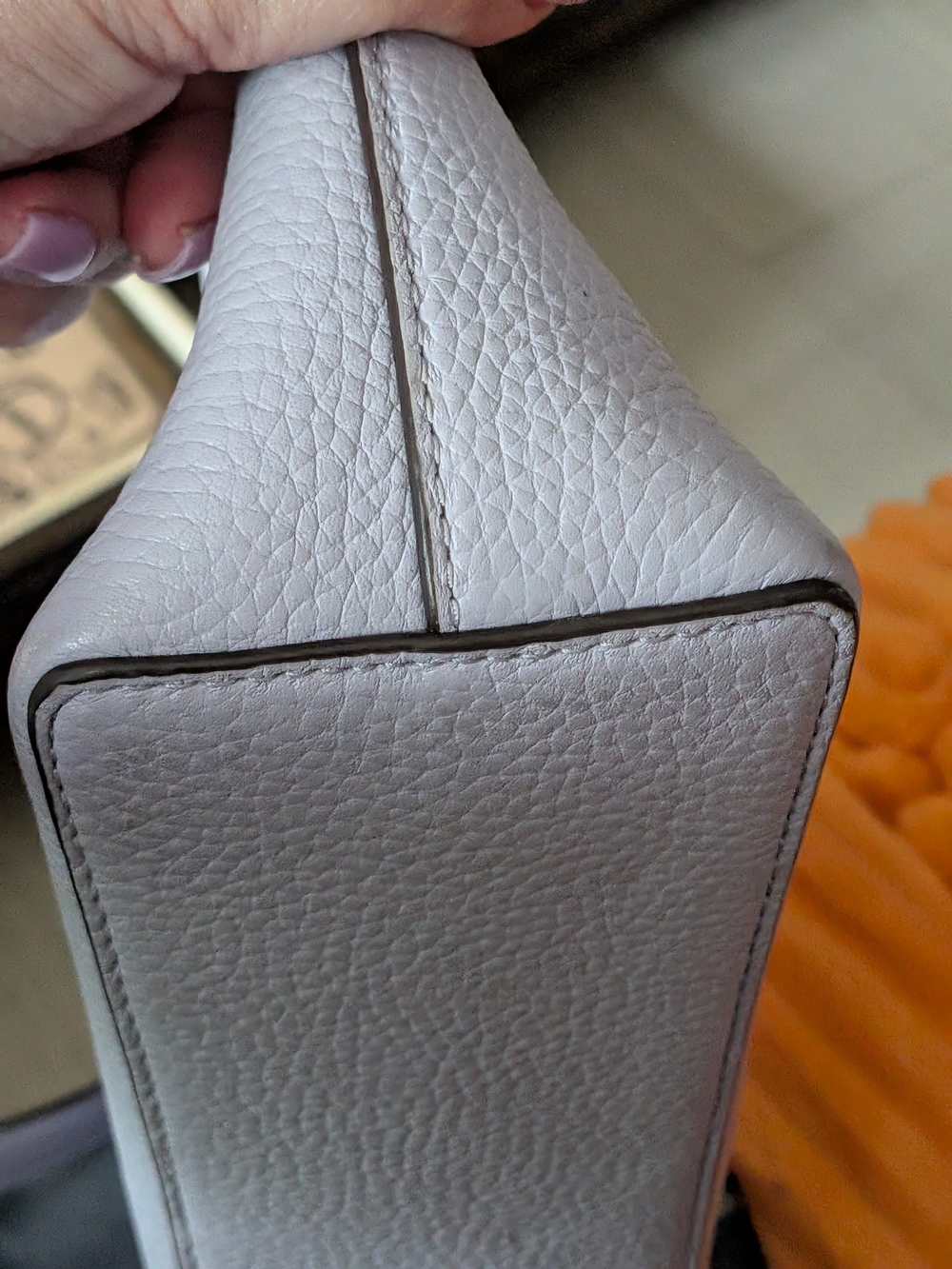 kate spade Lilac Pebbled Leather Crossbody Bag - Picture 4 of 13